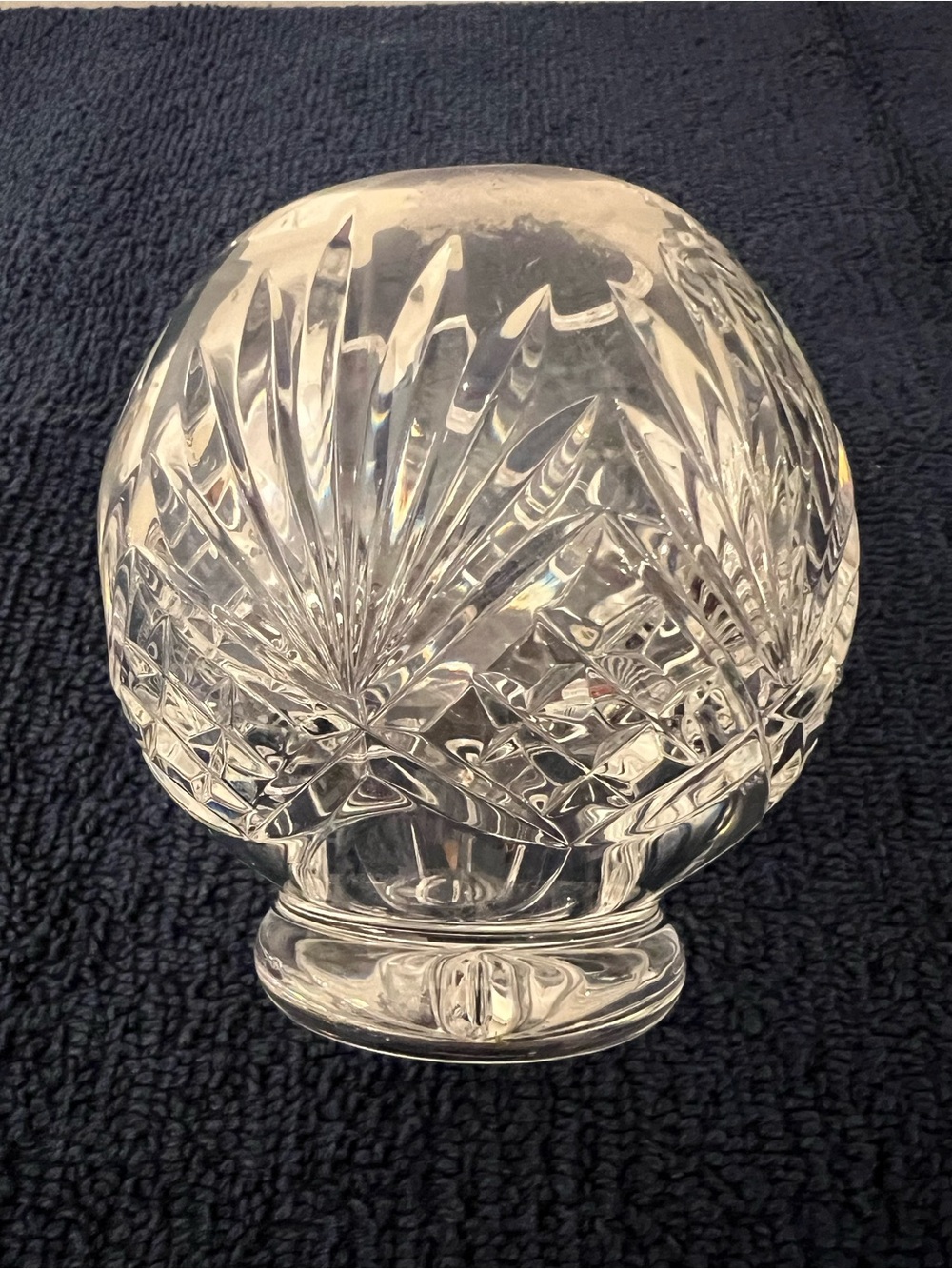 2 Clear Crystal/Cut Glass Decorative Bowls/Vases/Candle Holders - Like New - Picture 11 of 11